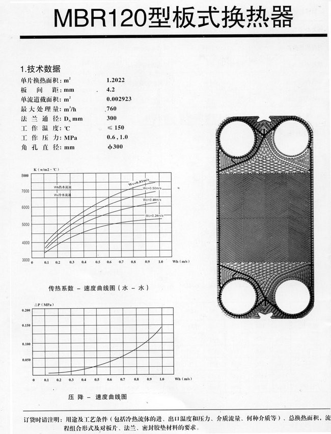 遼寧MBR120型板式換熱器